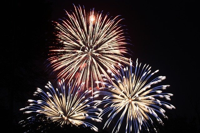 fireworks on 4th of Julu