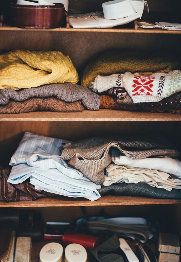 Homes - Cabinet Clothes Garments Shelves