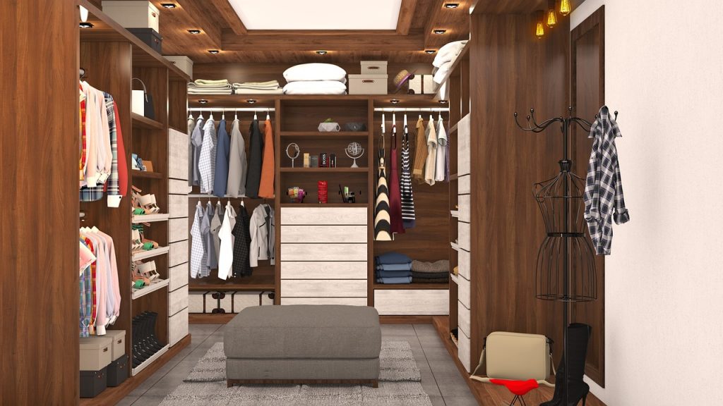 Homes - Clothes Cabinet Interior Sofa
