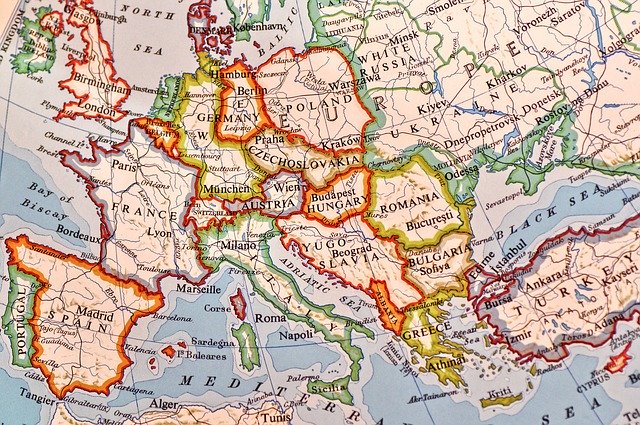 map of Europe