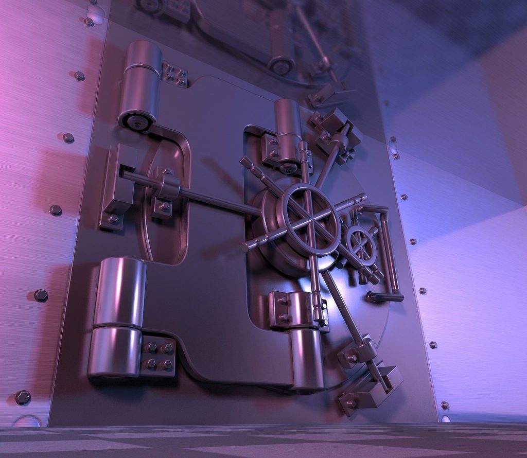 Safe Vault Steel Door Banking 