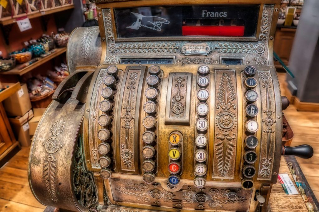Wlfare - Till Cash Register Old Vintage