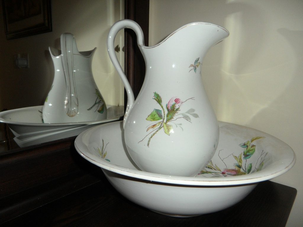 Homes - Wash Bowl Pot Nostalgia Nostalgic