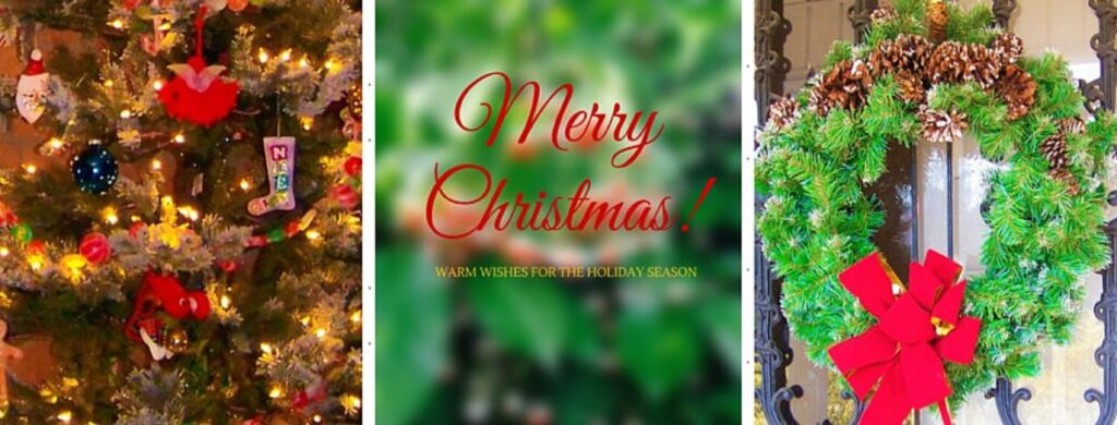 Merry Christmas! ... tree, wreath
